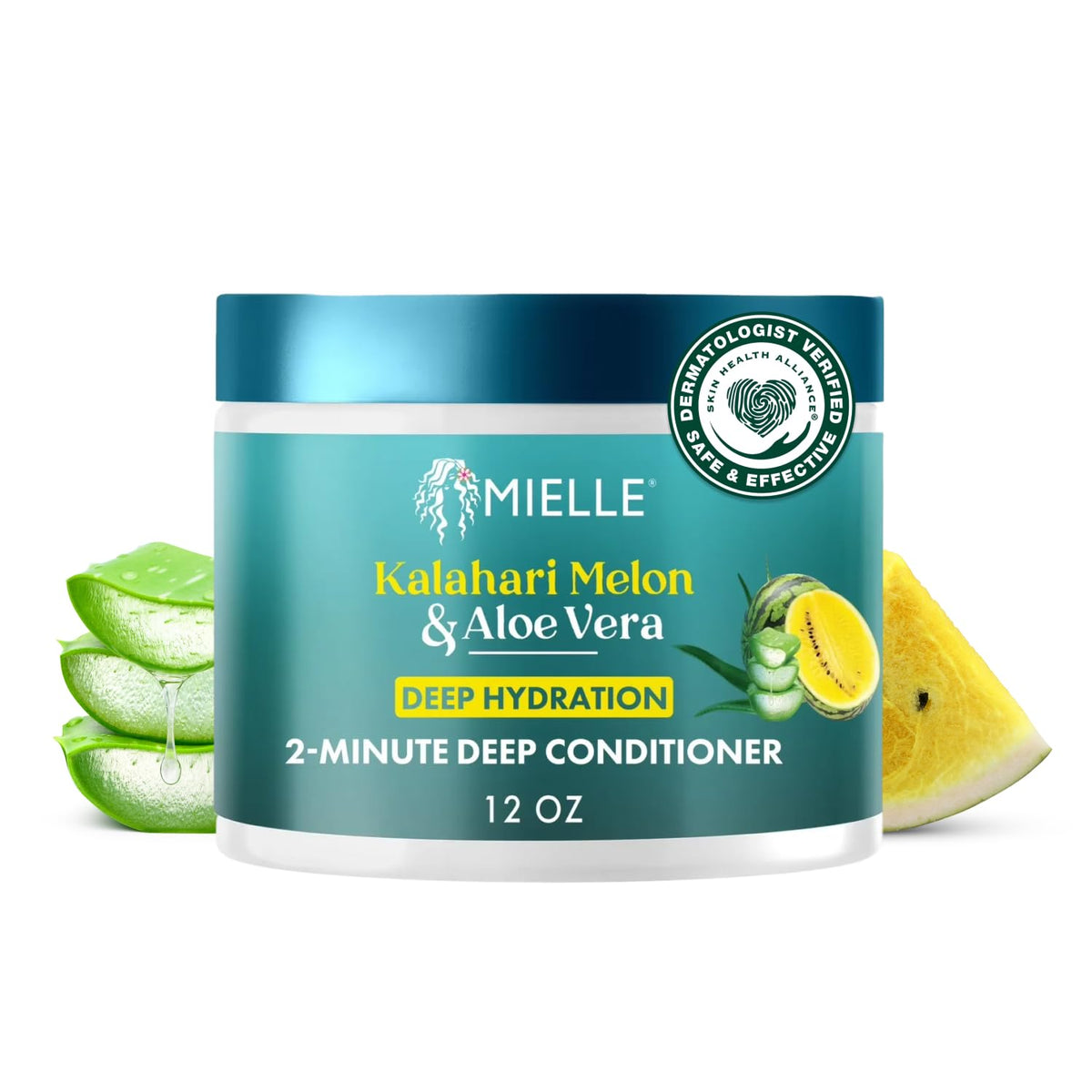 Mielle Organics 2-Minute Deep Conditioner bottle for curly and textured hair.
