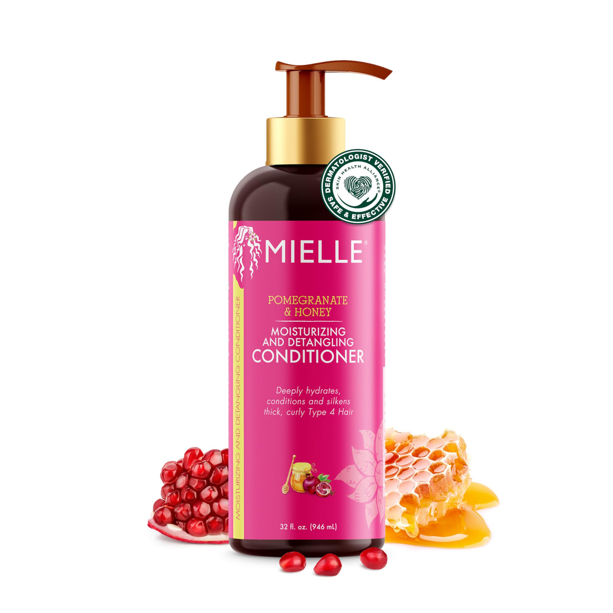 Mielle Organics detangling conditioner bottle for deep moisture in curls