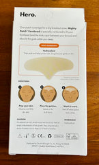 Mighty Patch Forehead XL worn during sleep supports overnight oil control.