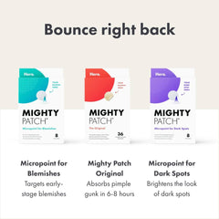 Licorice root and Vitamin C blend visible on skin with Mighty Patch