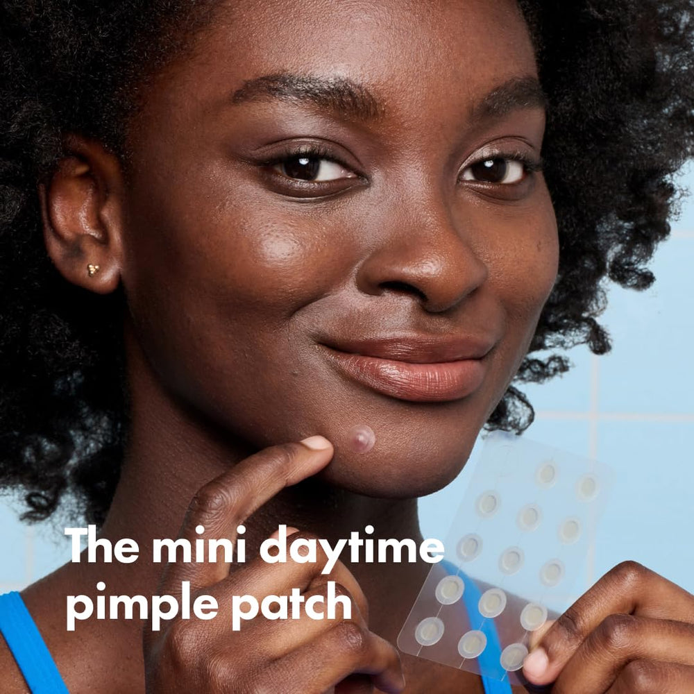 Mighty Patch Mini with tapered edges blends into skin for a subtle daytime look