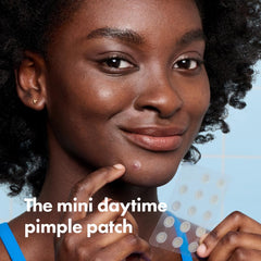 Mighty Patch Mini with tapered edges blends into skin for a subtle daytime look