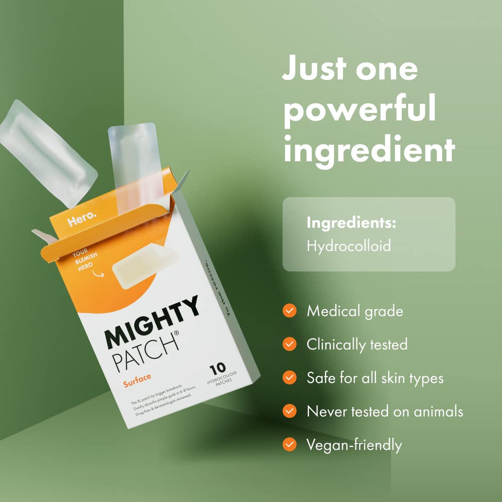 Mighty Patch Surface for body coverage on back or chest