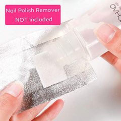 MIILYE gel polish removal wrap supports quick shellac removal