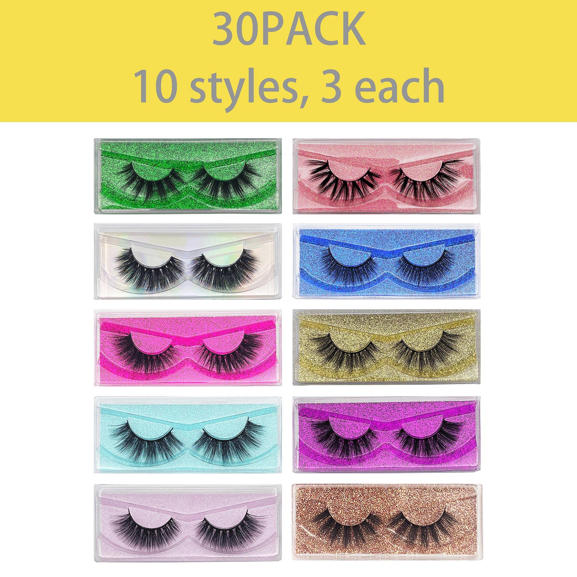 Mikiwi 12-20mm natural lashes with 10 styles for versatile daily looks