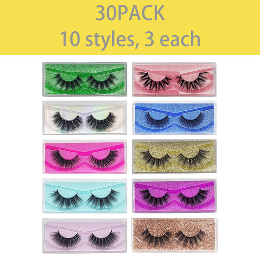 Mikiwi 12-20mm natural lashes with 10 styles for versatile daily looks