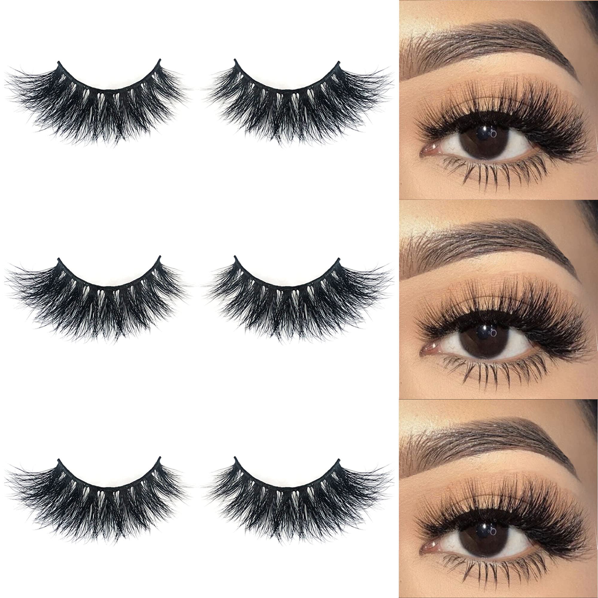 Mikiwi cruelty-free mink lashes perfect for elegant night looks
