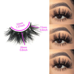 Mikiwi D390-3 cruelty-free lashes offer up to 25 wears with proper care