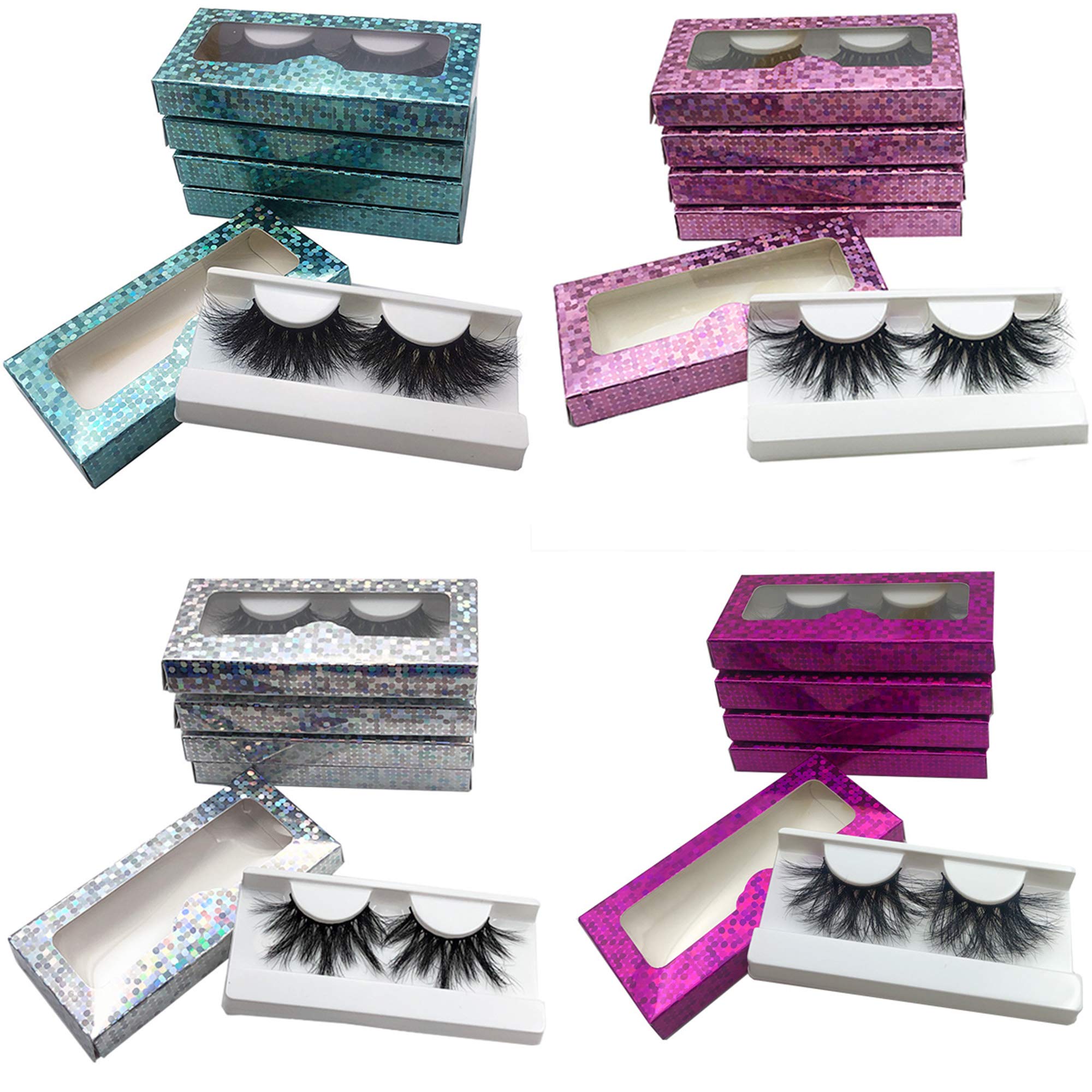 Closeup of Mikiwi handmade mink lashes showing soft, airy fibers.