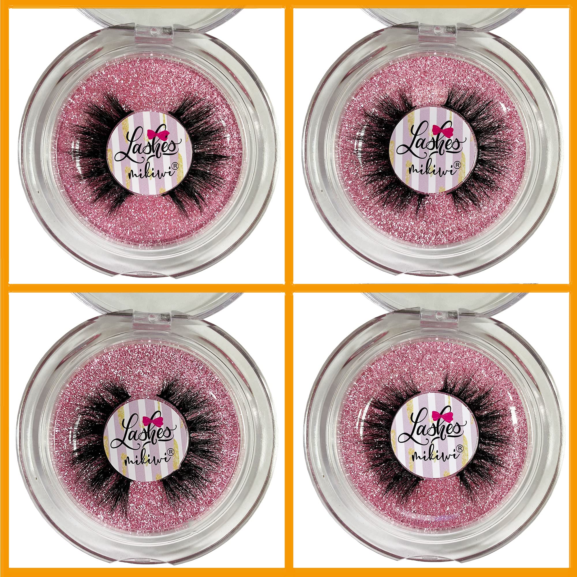 Mikiwi mink lashes 5D lightweight and comfortable for all-day wear.