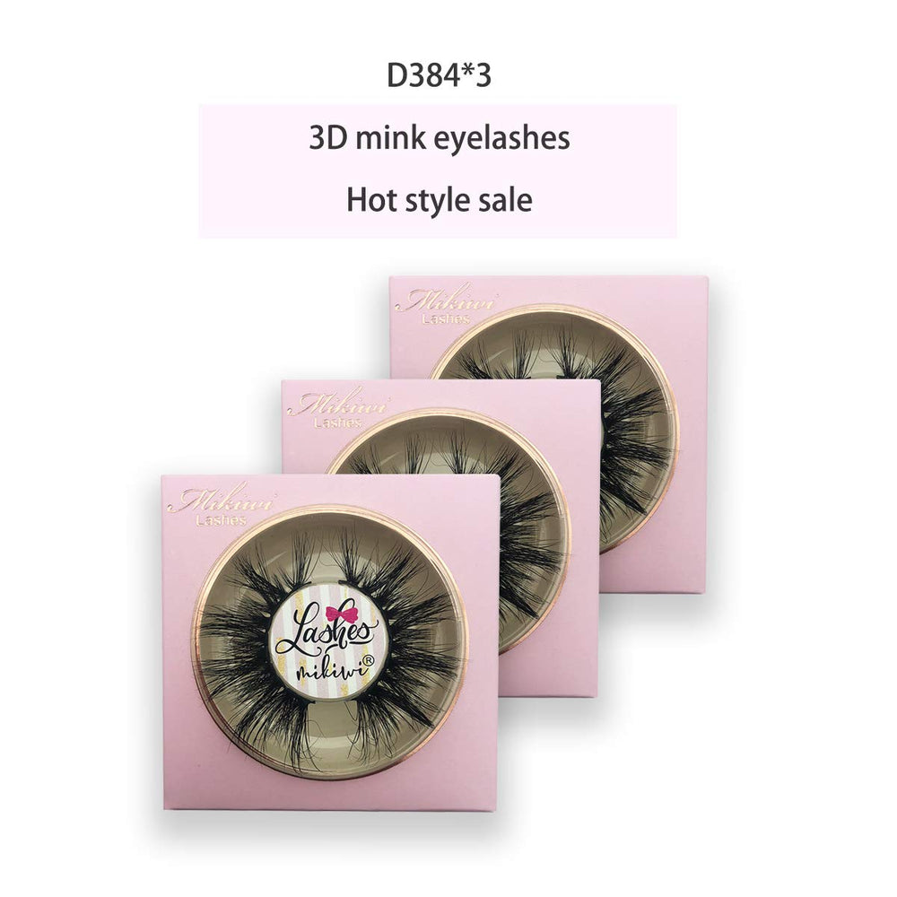Mikiwi D384-3 handmade lashes showcase skilled craftsmanship.