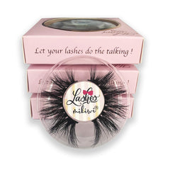 Mikiwi D384-3 3D fluffy mink lashes for bold eyes.