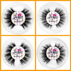 Mikiwi mink lashes reusable up to 20-25 wears with proper care.