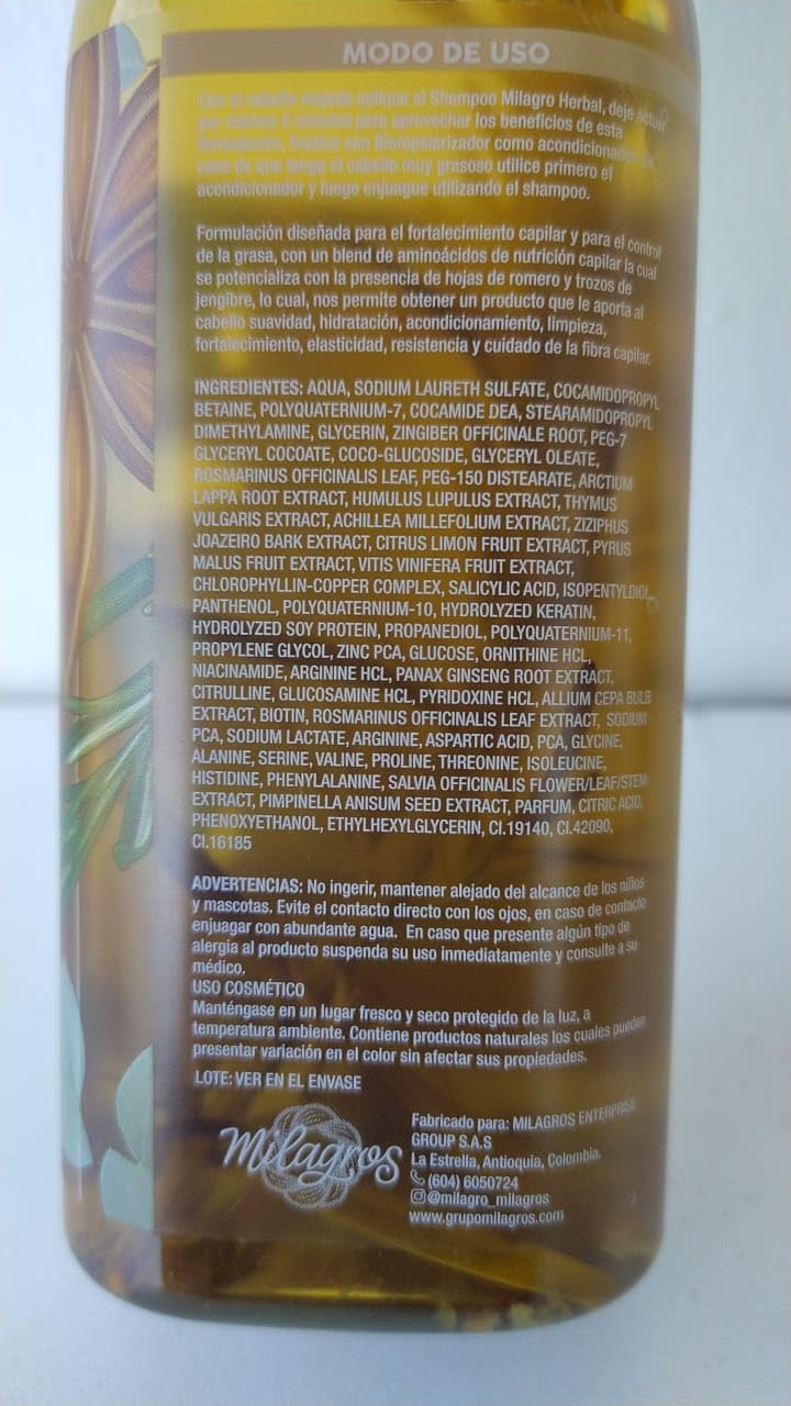 Milagros bottle open splash water, evokes a refreshing wash moment