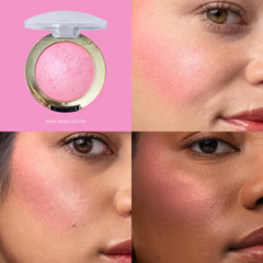 Milani Baked Blush Gold Sheen swatch adds subtle shimmer.