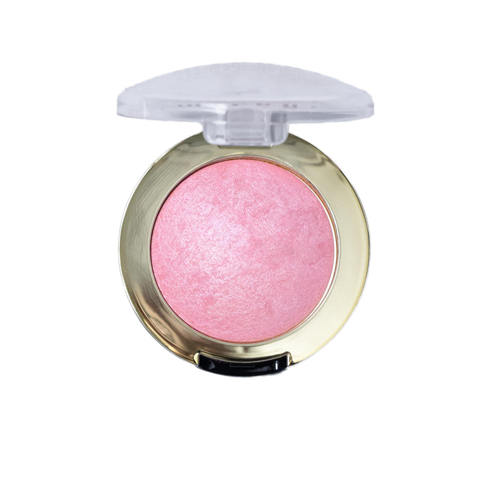 Milani Baked Blush Rose Petal swatch offers buildable color for day-to-night look.