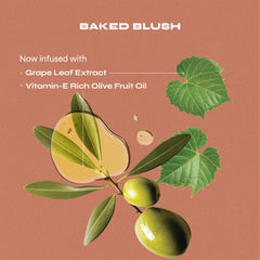 Milani Baked Blush Warm Terracotta swatch with sun-kissed warmth.