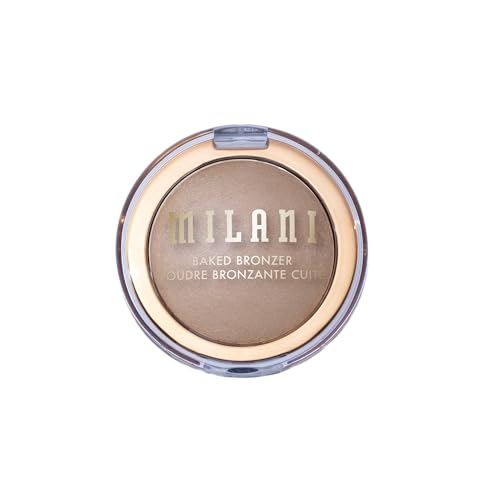 Milani Baked Bronzer compact helps you sculpt gentle contours.