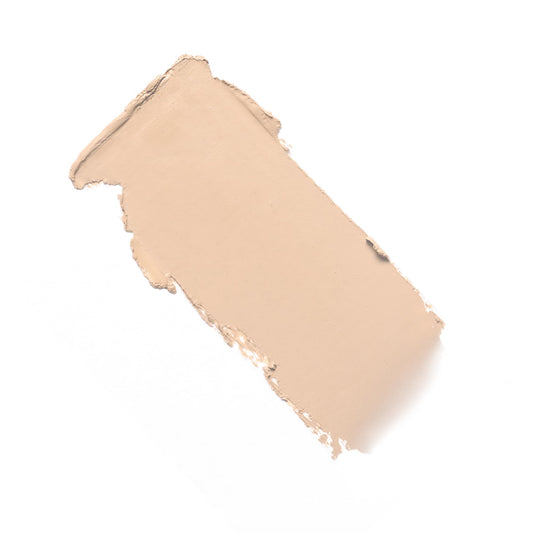 Application demo of Milani Blur Out Skin Tint 02 showing buildable coverage