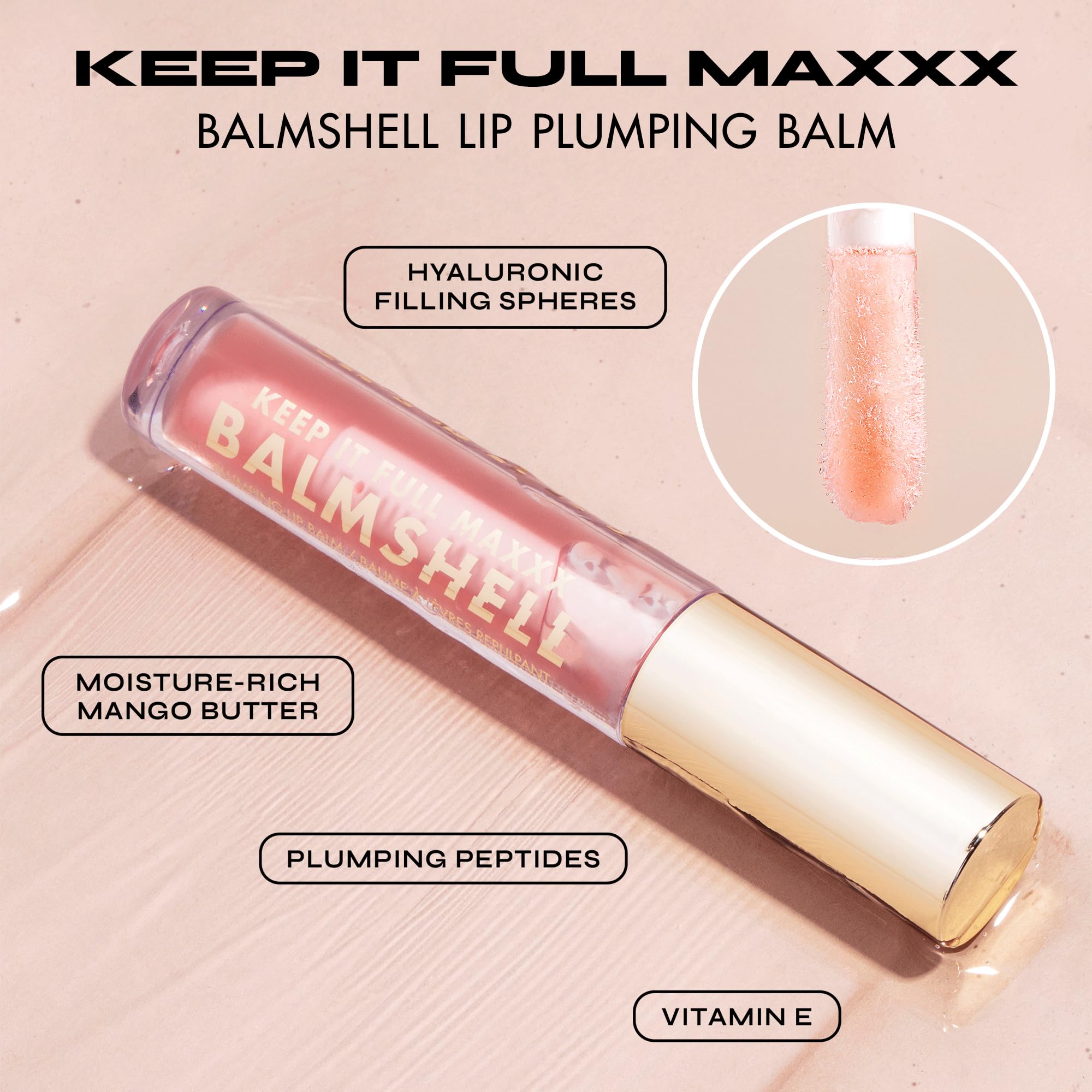 Milani Keep It Full Maxxx cooling tingling effect on lips while wearing