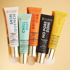 Milani Makeup Base Primer texture close-up illustrating smooth, even application