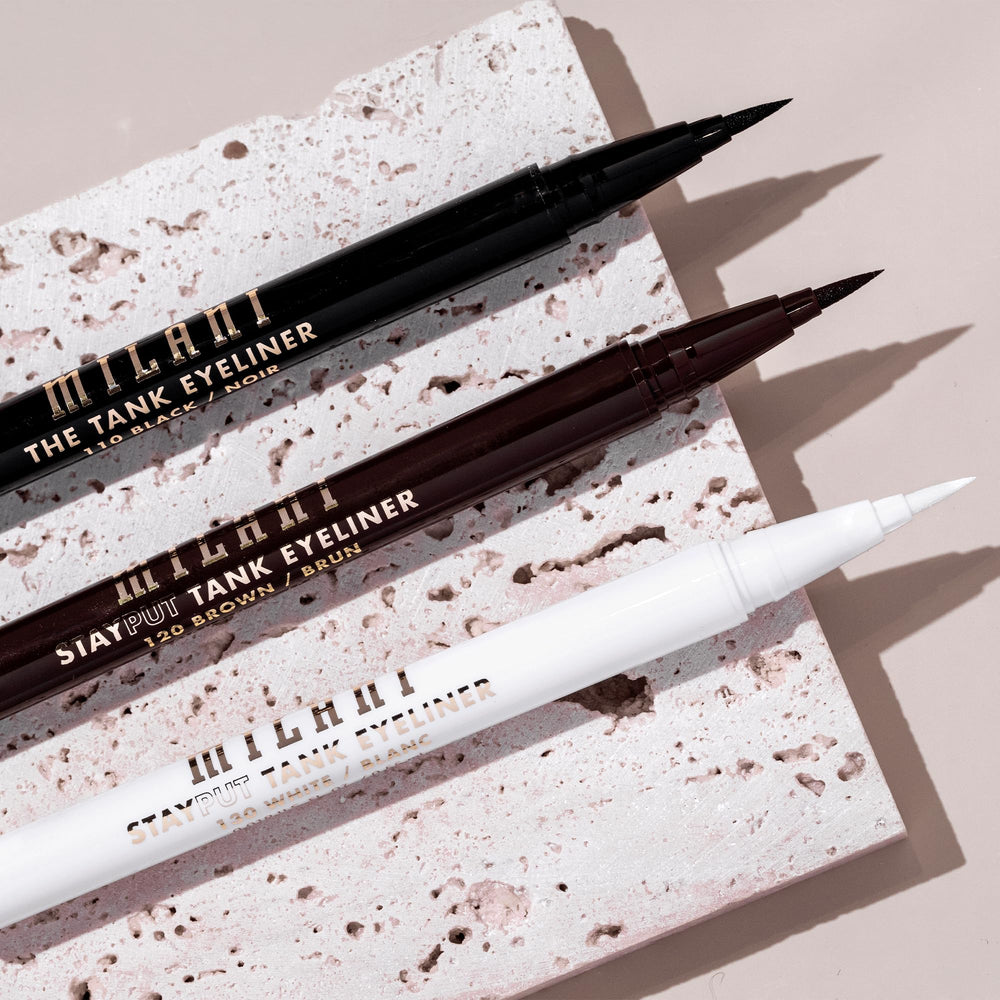 Milani The Tank no-skip pen image highlights smooth, even line creation.