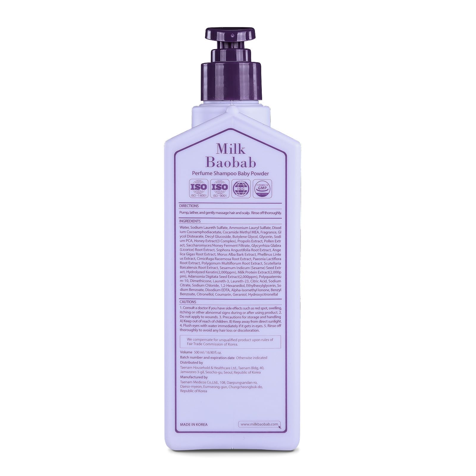 Milk Baobab hair texture close-up highlights smoothness and manageability.