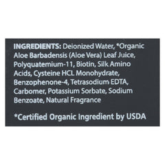 Mill Creek Biotene H-24 styling gel being applied for flexible hold and control.