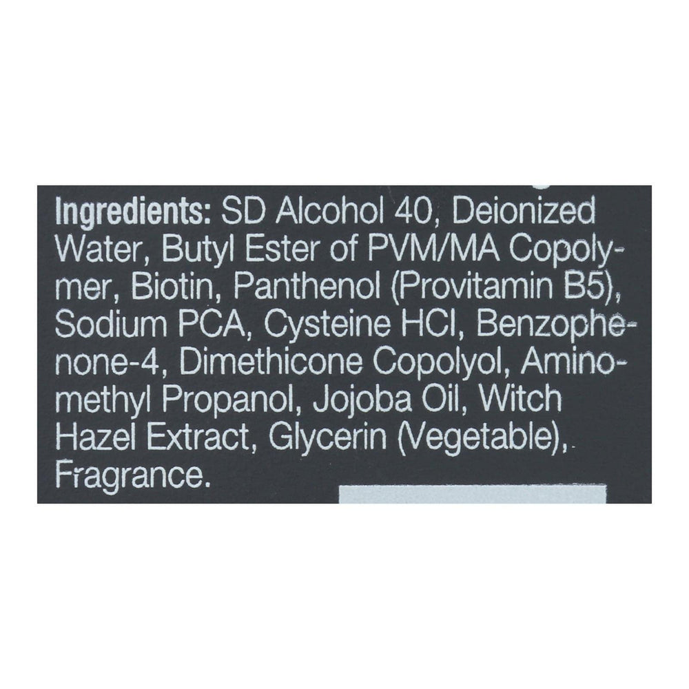 Mill Creek Biotene H-24 spray in use for quick, non-sticky styling.
