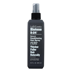 Mill Creek Biotene H-24 conditioning spray bottle for lightweight conditioning.