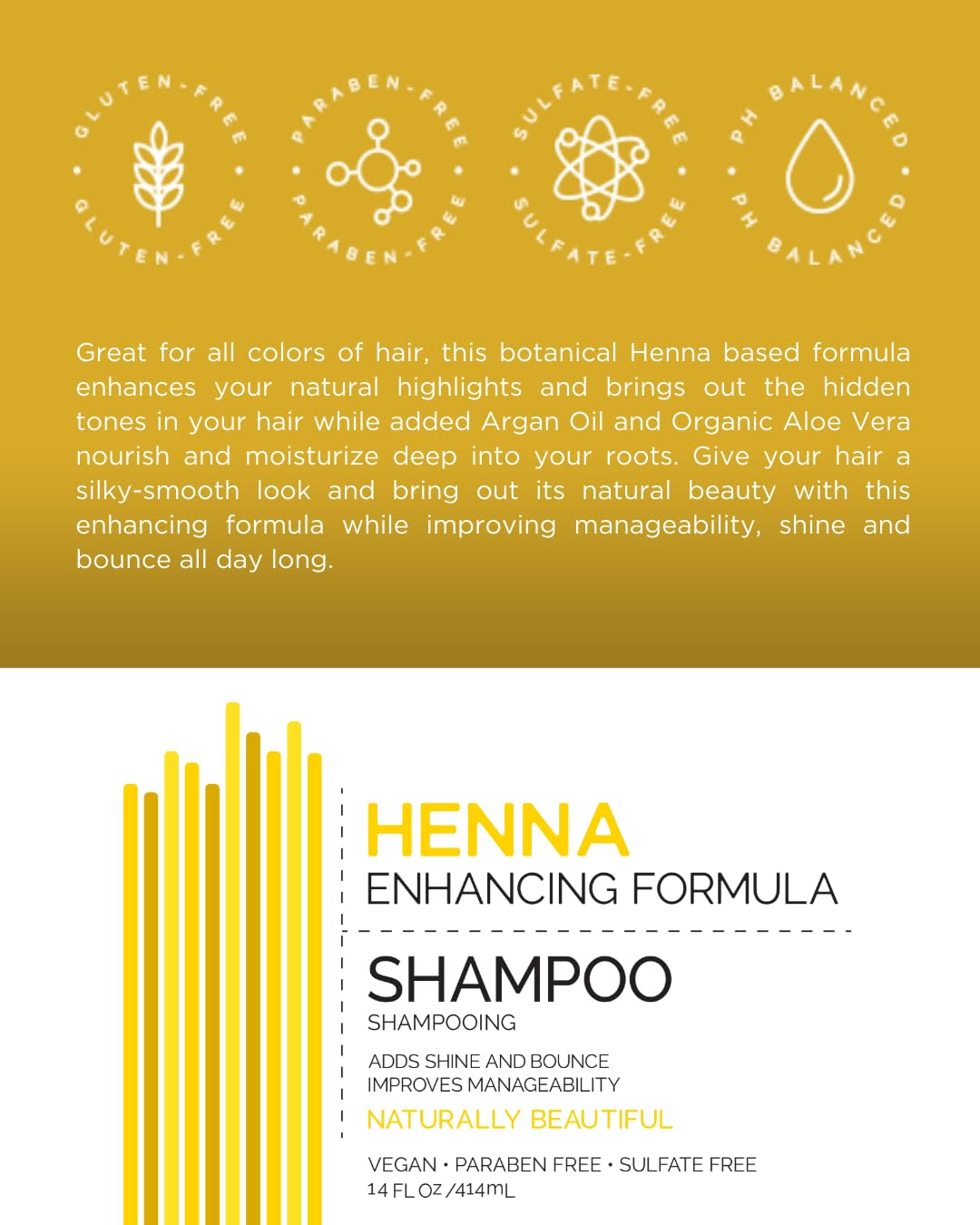 Mill Creek Henna 14 oz bundle packaging on display.