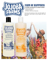 Mill Creek Jojoba Farms Conditioner bottle front for smoothing and detangling.
