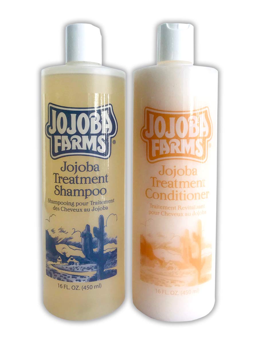 Mill Creek Jojoba Farms Shampoo bottle front for daily cleansing and lightweight manageability.