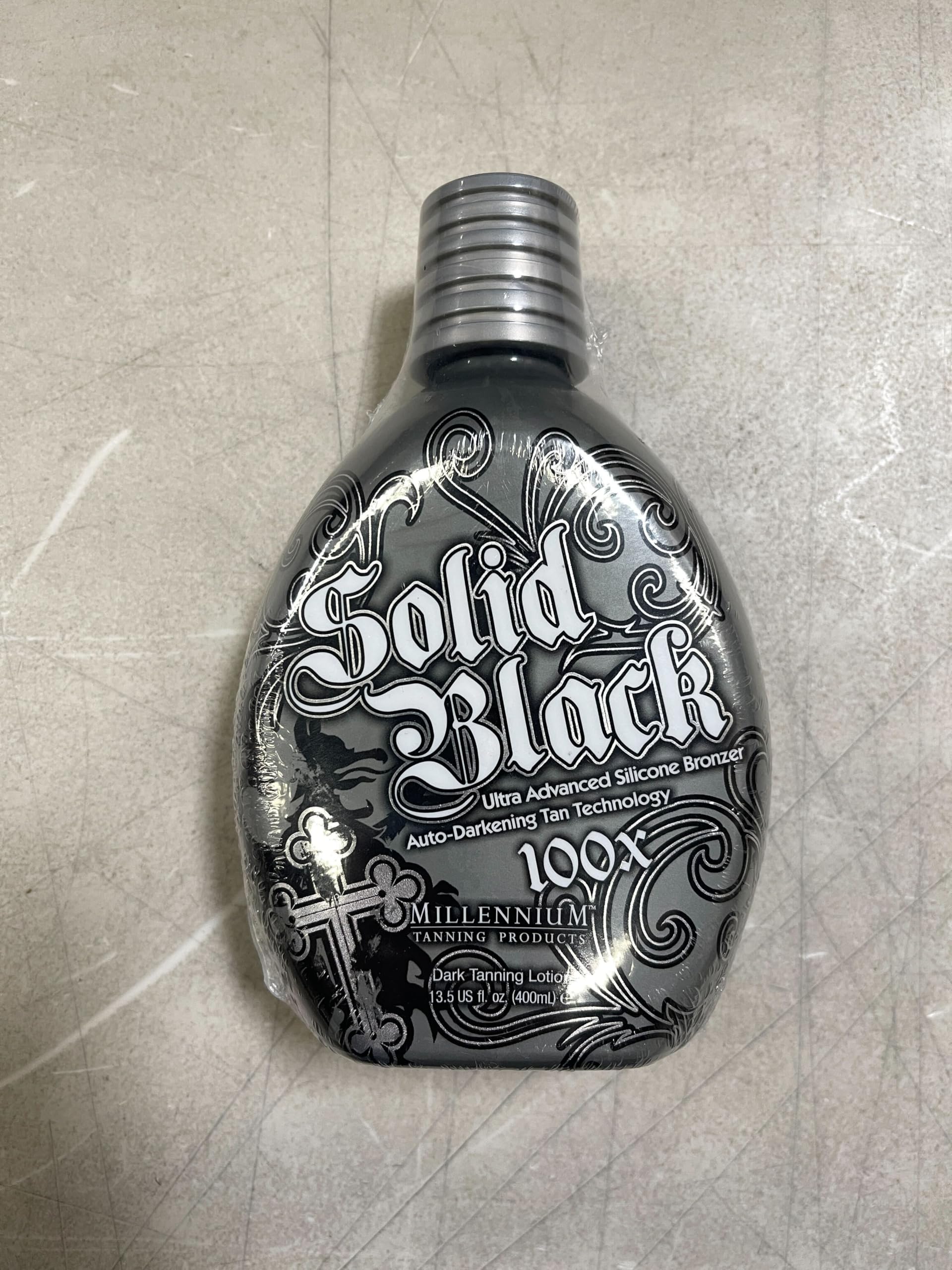 Millennium Tanning Solid Black easy application promoting smooth skin