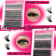 MilyBest eyelash makeup remover cleanses lashes gently without rubbing.