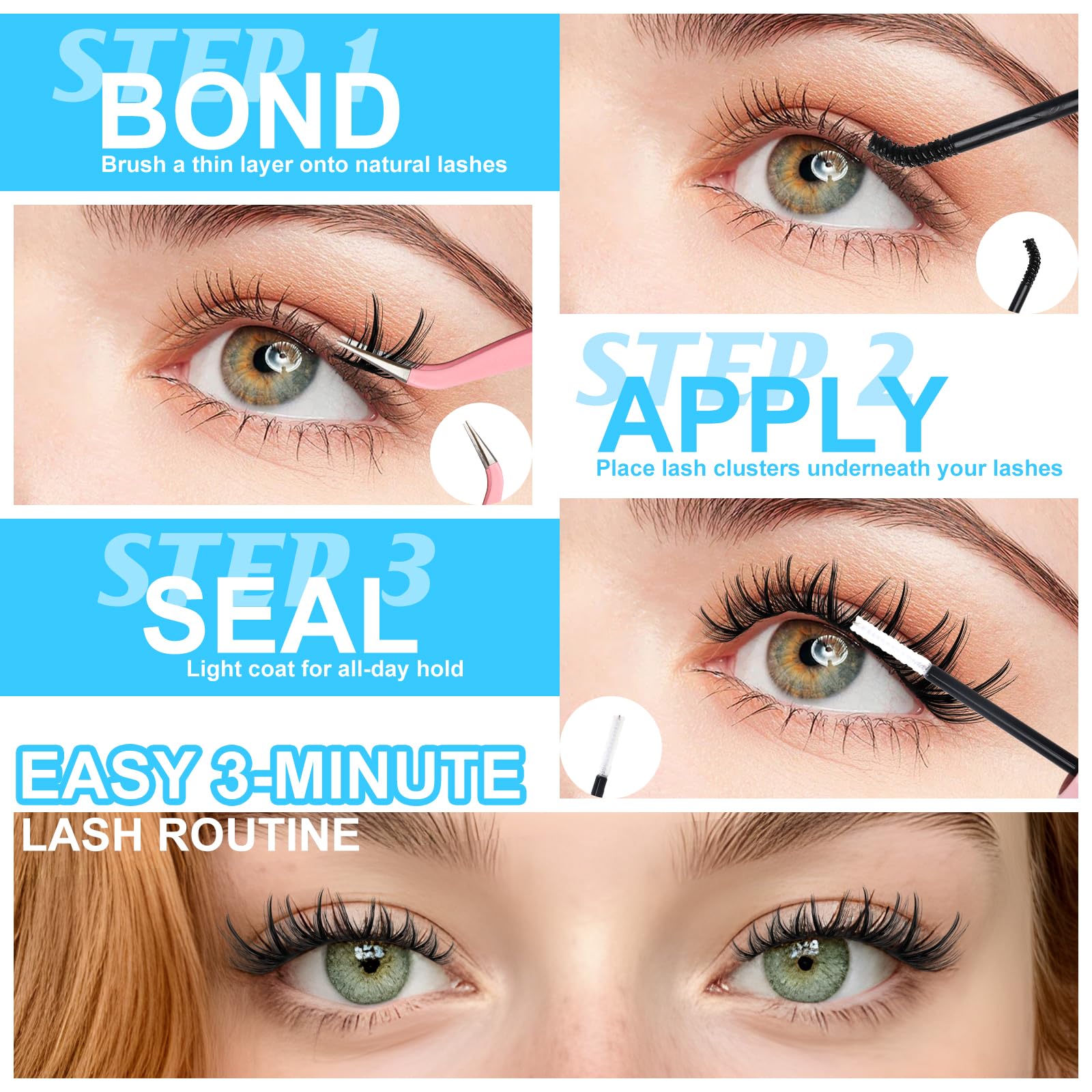 MilyBest high-density volume styles create fuller looks with fewer clusters.