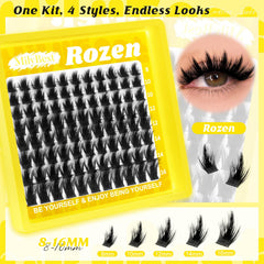 MilyBest Mist cluster lashes kit for soft, featherlight comfort.