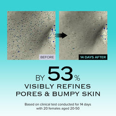 mimmua Ice Sorbet pore tightening effect close-up.