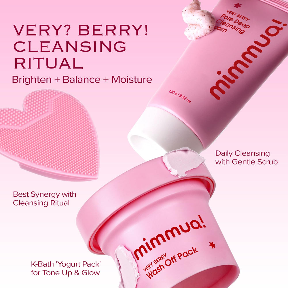 Mimmua! Natural plant-derived surfactants label highlights gentle daily cleansing.