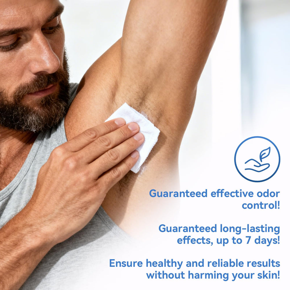 MIMORS Deodorant Wipes drying quickly with no stickiness