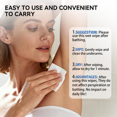 MIMORS Deodorant Wipes in gym bag for post-workout refresh
