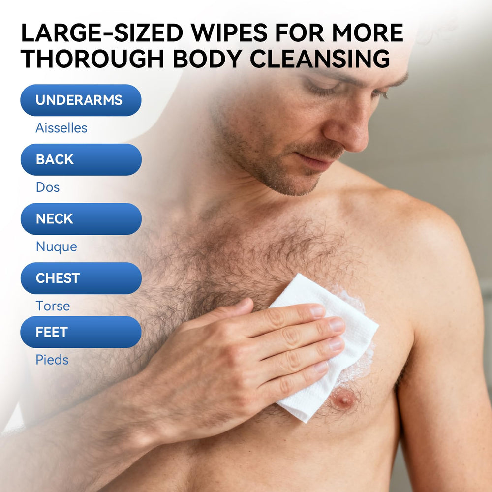 MIMORS Deodorant Wipes in travel kit for discreet freshness on trips