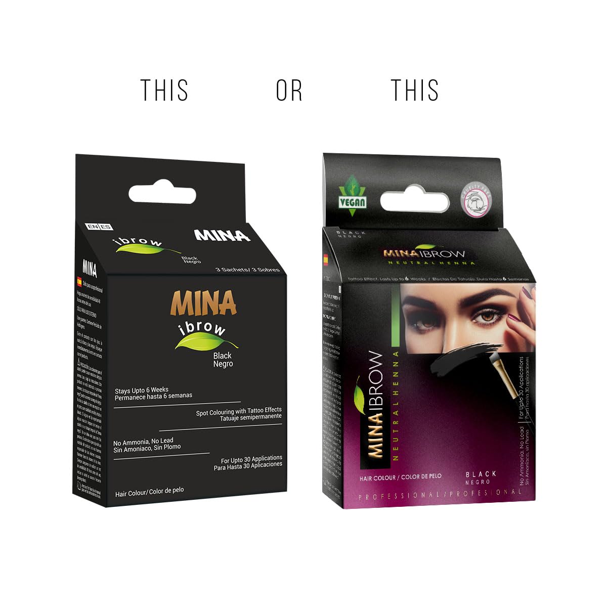 MinaiBrow Aloe Vera component calming and conditioning the tinting process