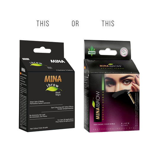 MinaiBrow Aloe Vera component calming and conditioning the tinting process