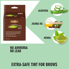 Easy-to-use MinaiBrow kit for targeted spot coloring at home