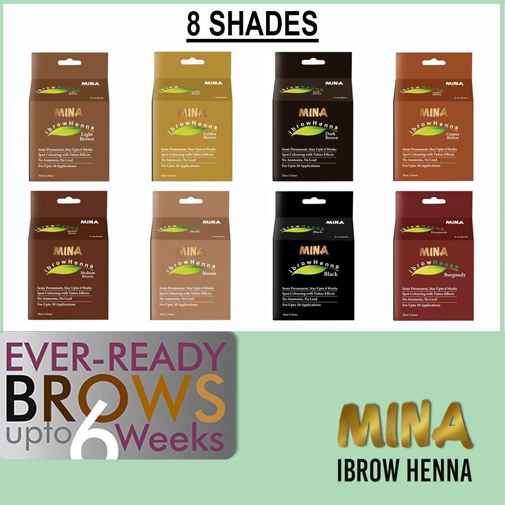 MinaiBrow kit demonstrates water and smudge-proof finish