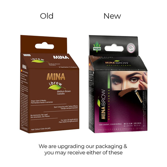 MinaiBrow swatch demonstrates natural color for precise shade matching