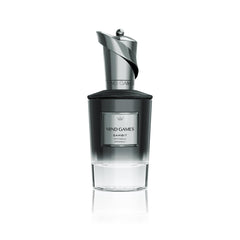 MIND GAMES Gambit bottle close-up highlighting premium design and luxury fragrance presence
