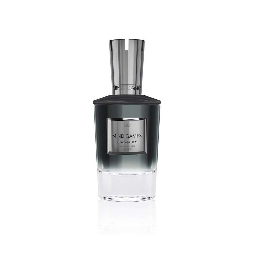 Mind Games Jadoube bottle front view, showcasing premium craftsmanship for daily elegance