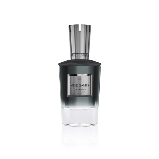 Mind Games Jadoube bottle front view, showcasing premium craftsmanship for daily elegance